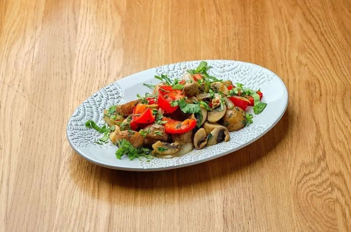 Оджахури с грибами