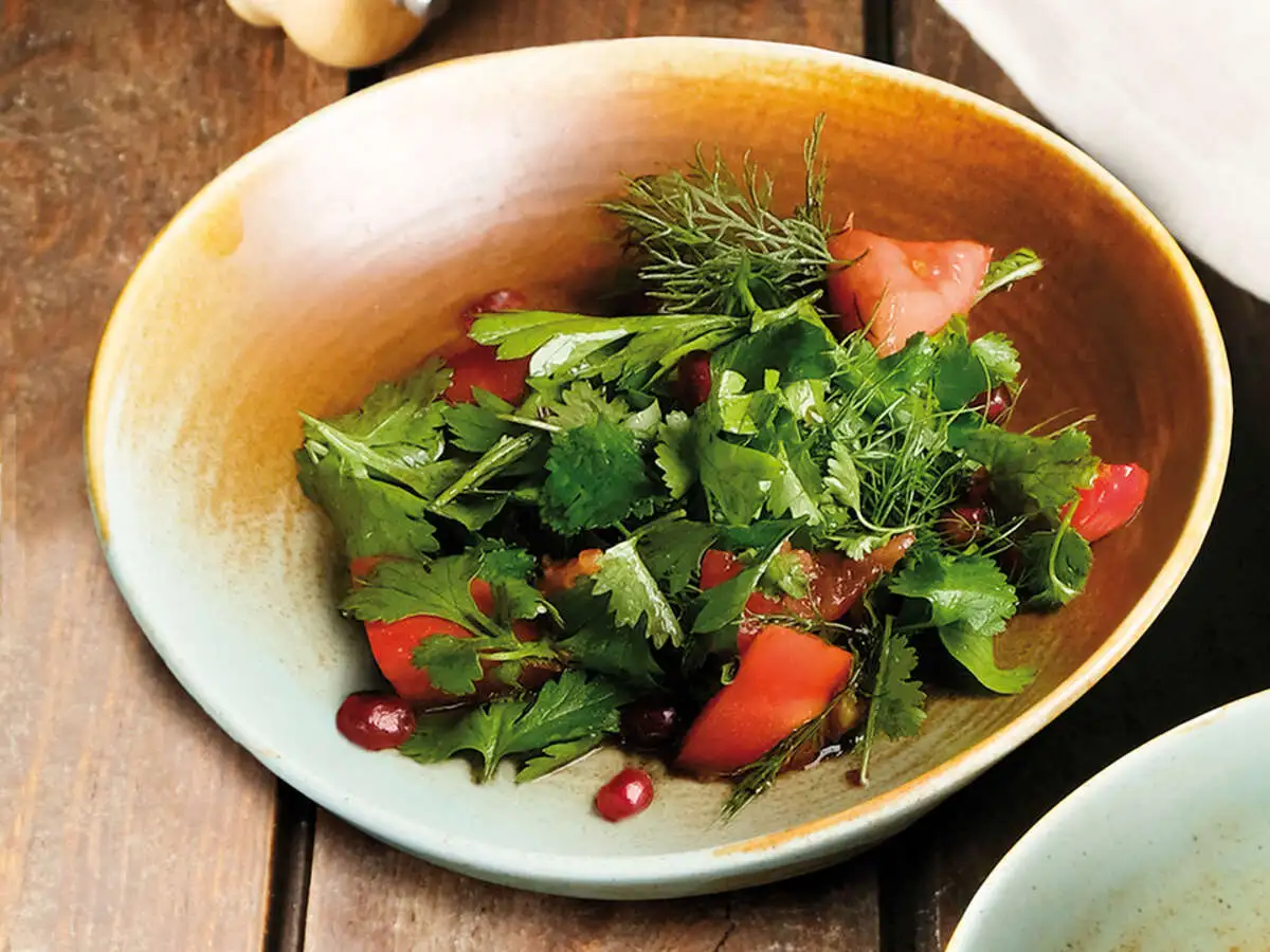 Зеленый салат