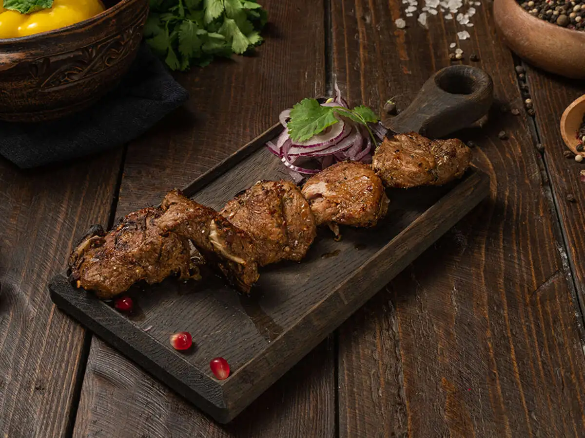 Шашлык из мякоти баранины