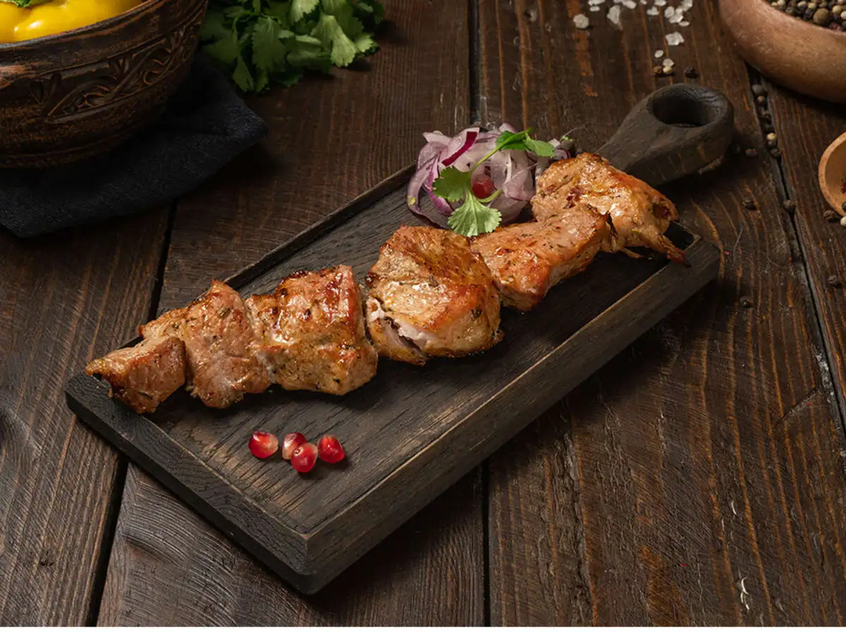 Шашлык из свиной шеи