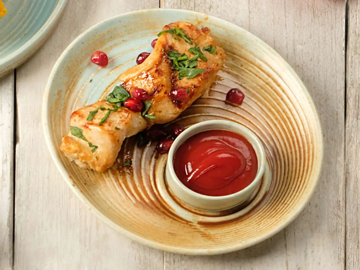 Детский шашлычок из курицы