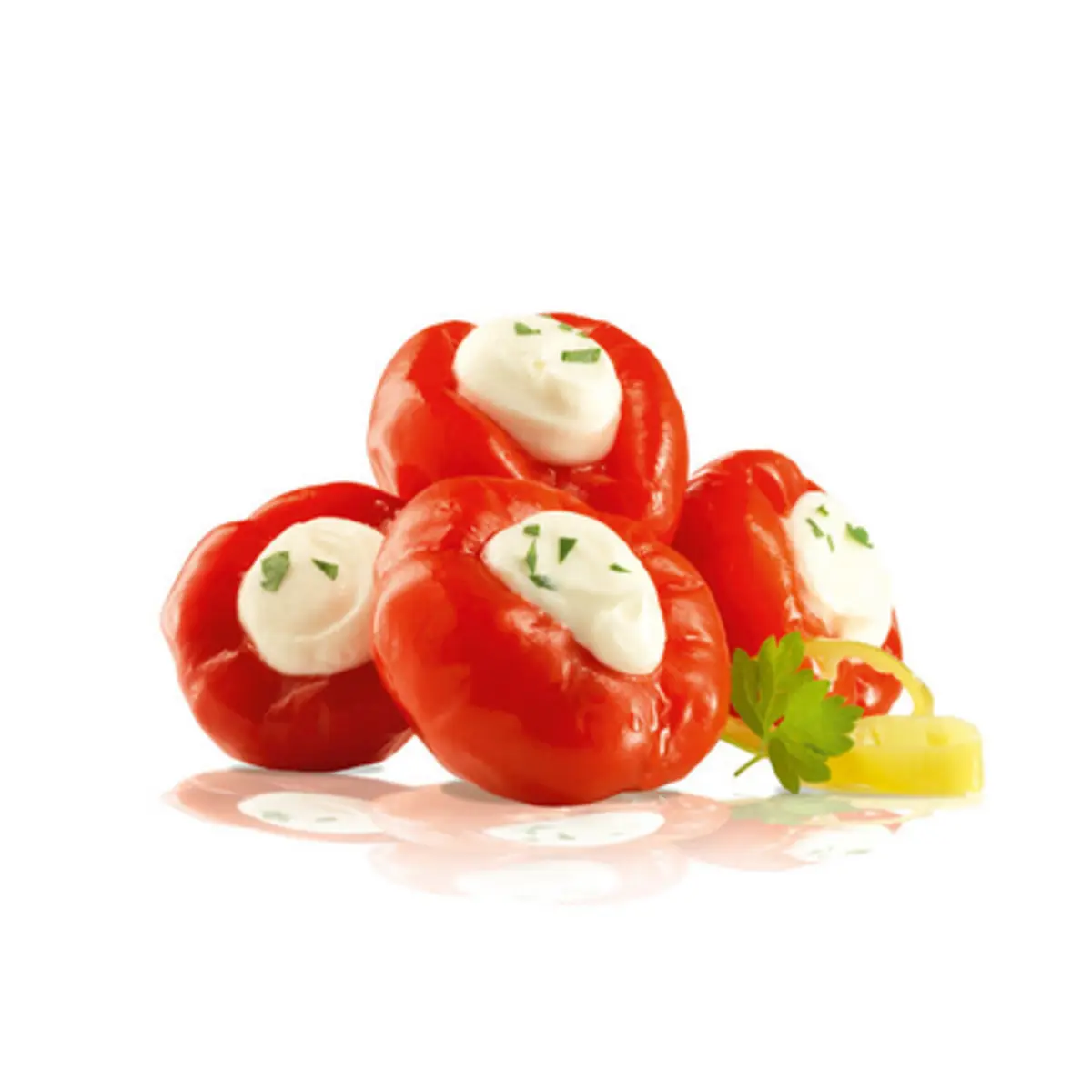 Перчик Фаршированный Сливочным Сыром