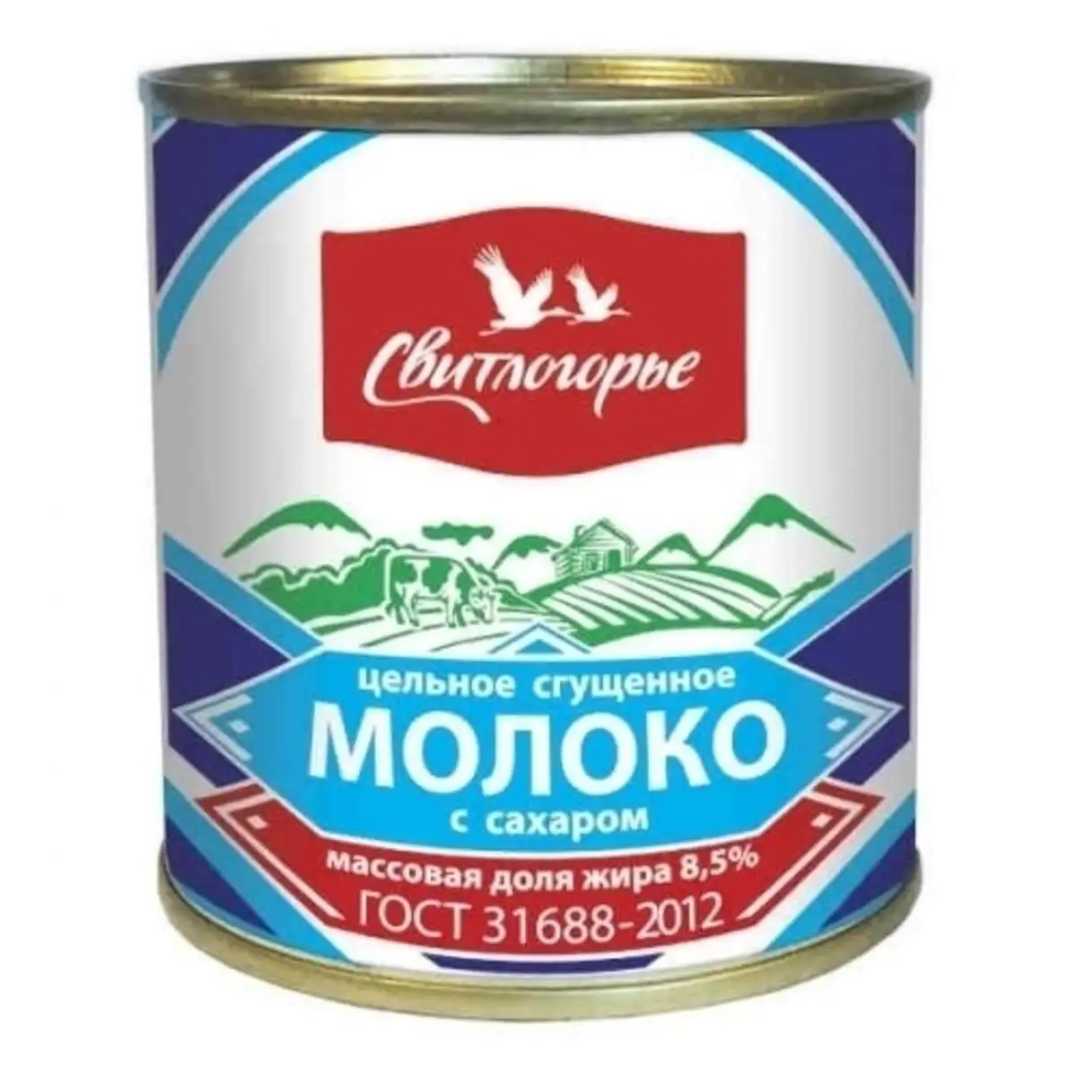 Молоко Сгущеное с Сахаром Свитлогорье 8,5% 380г(м)