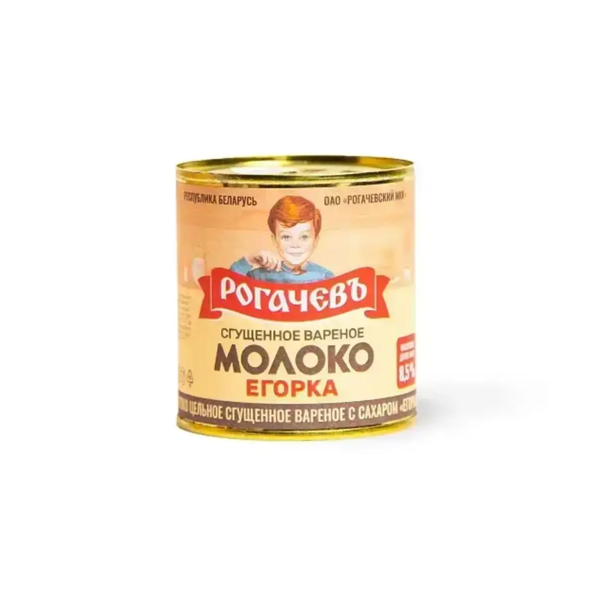 Молоко Сгущенное Рогачев Вареное Егорка 8,5/% 360ГР Ж/Б