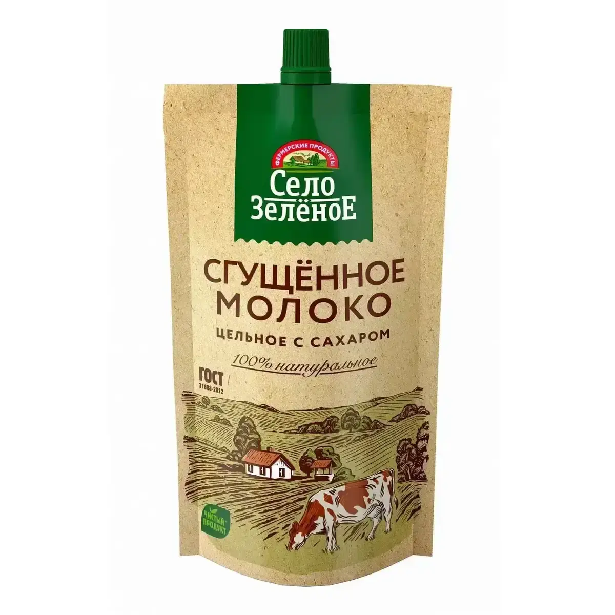 Молоко Сгущенное Село Зеленое 8,5% 270гр