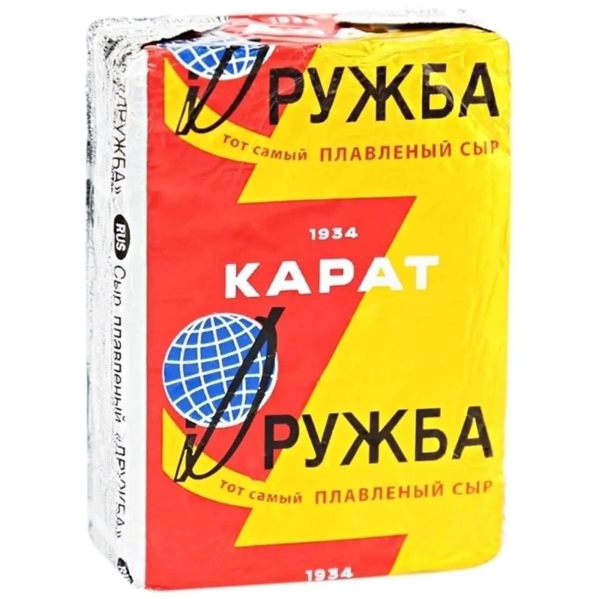 Сыр Плавленый Дружба Карат 90г(м)