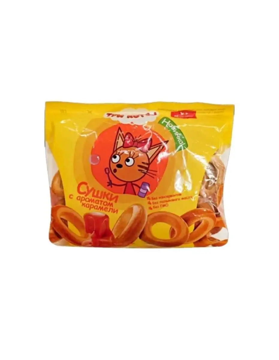 Сушки Три Кота Вкус Карамели 120г(м)