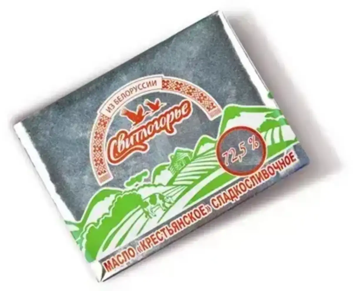 Масло Свитлогорье Крестьянское 72,5% 180ГР