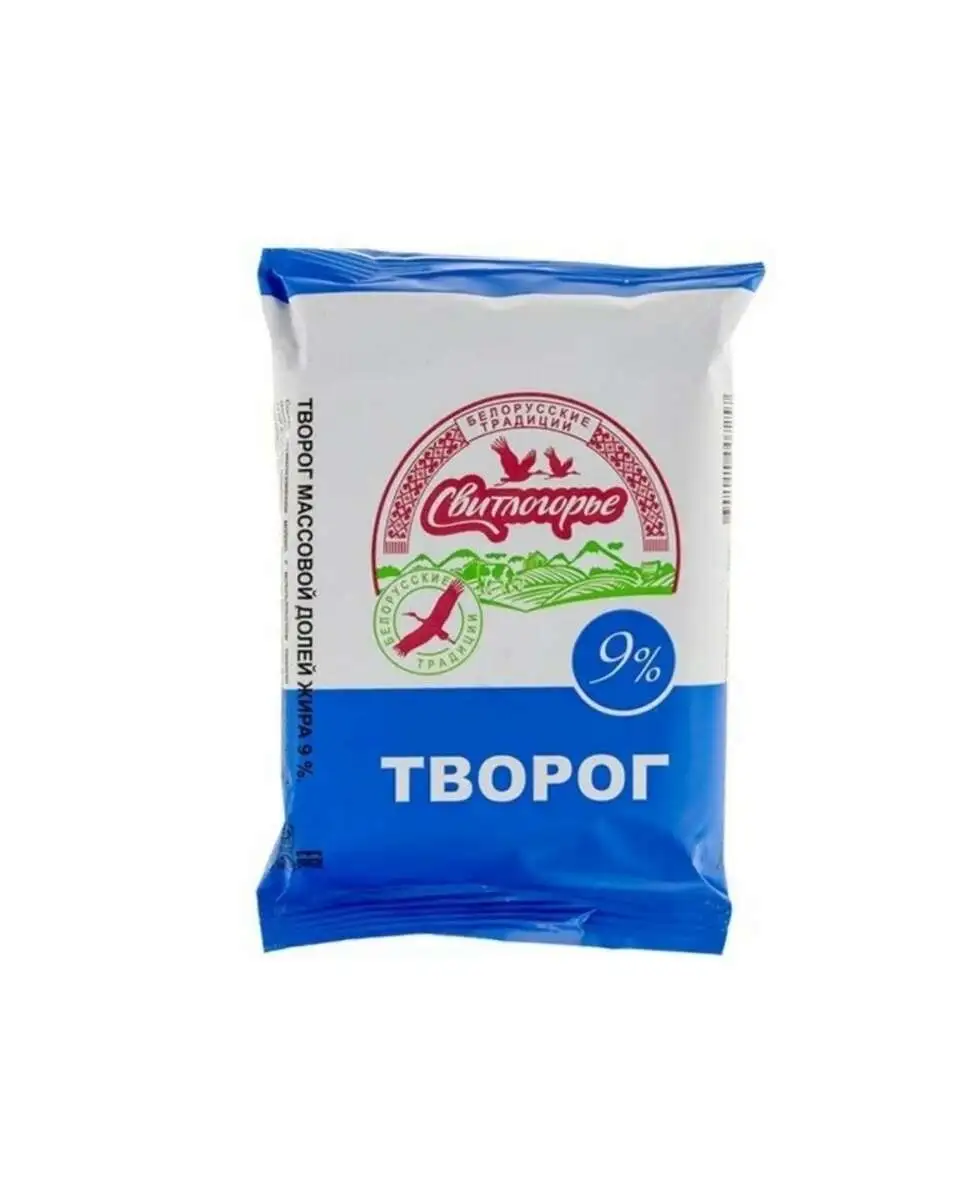 Творог Свитлогорье 9% 180гр