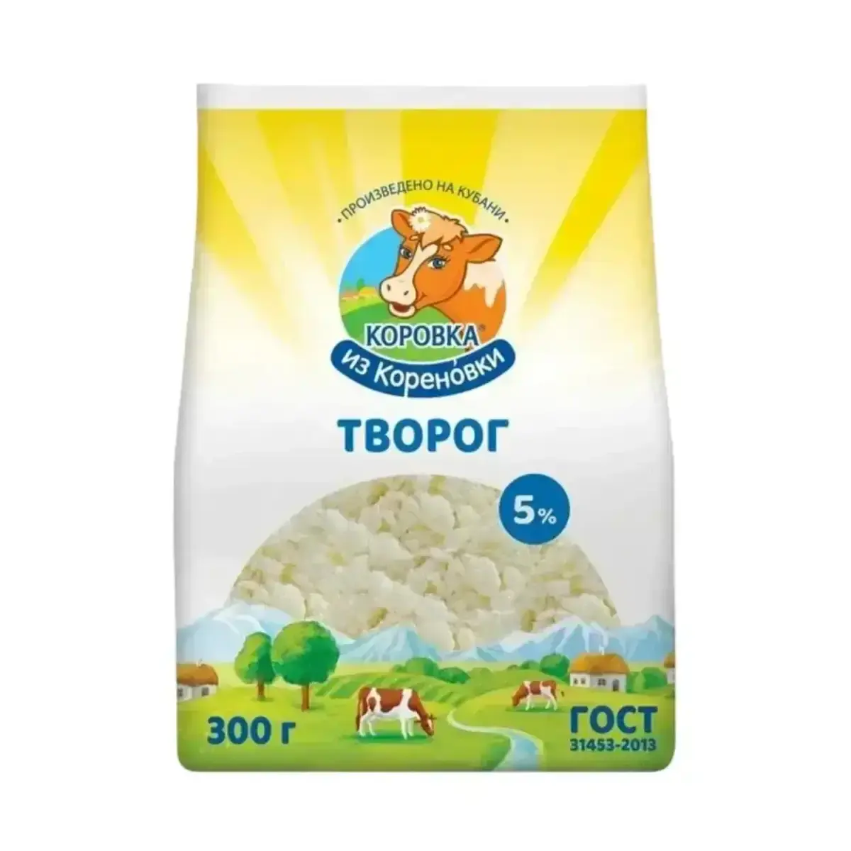 Творог Коровка Из Кореновки 5% 300ГР