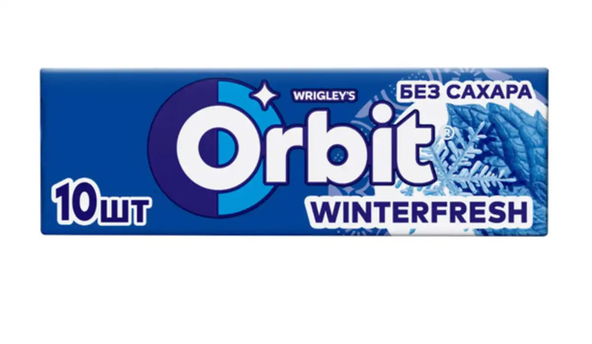 Жеват.Резинка Орбит Винтефреш 13,6г(м)