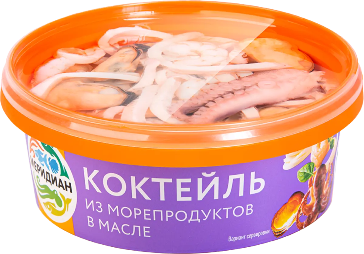 Меридиан Коктейль из Морепродуктов в/м 200г(м)