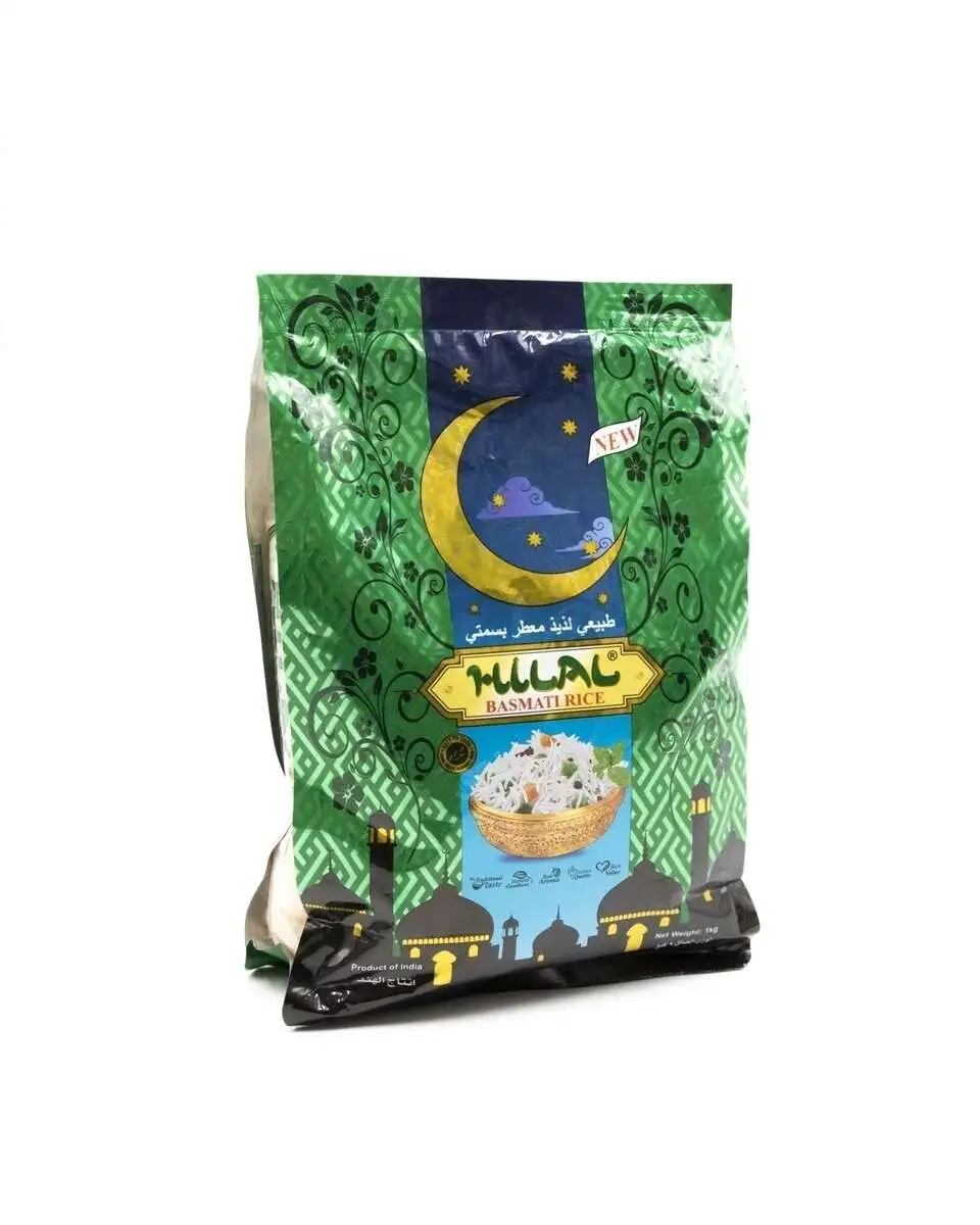Рис Хилал Пропар.Длиннозерный Басмати 1кг(м)