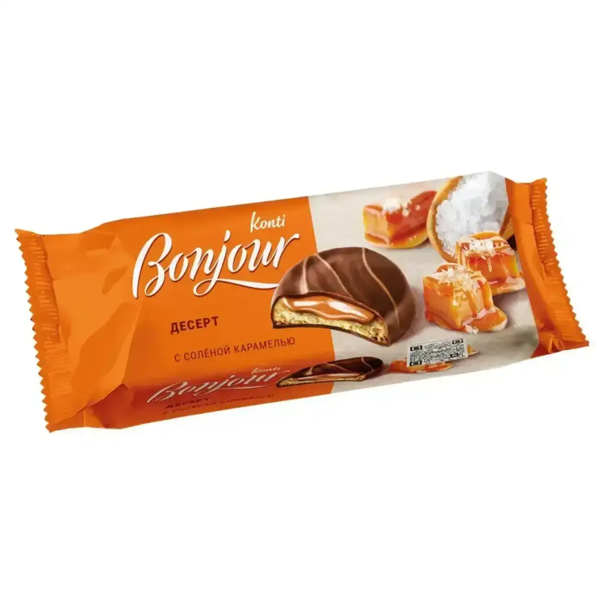 Десерт Бонжур Соленая Карамель 220г