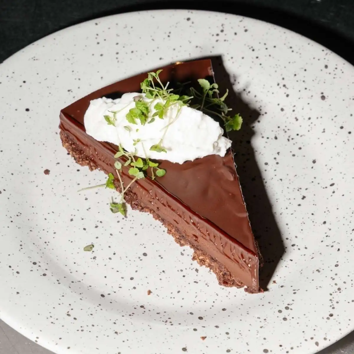 Веган тарт шоколадный