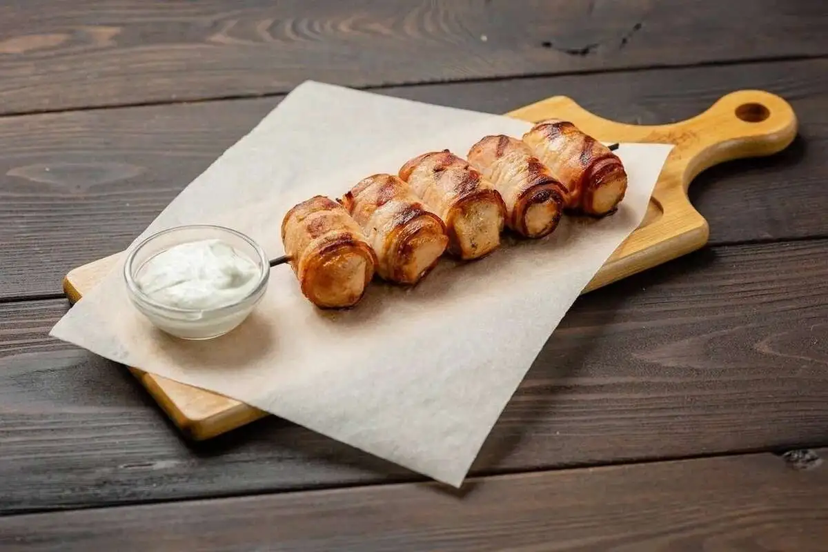 Курица в беконе