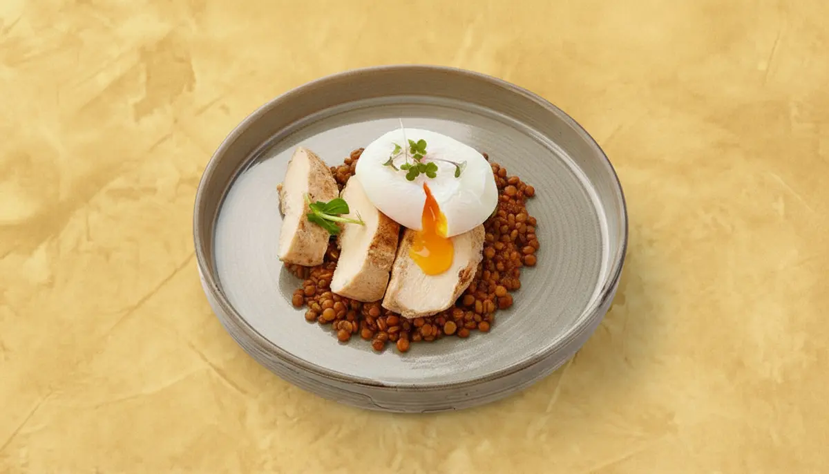 Суточная гречка с куриным филе