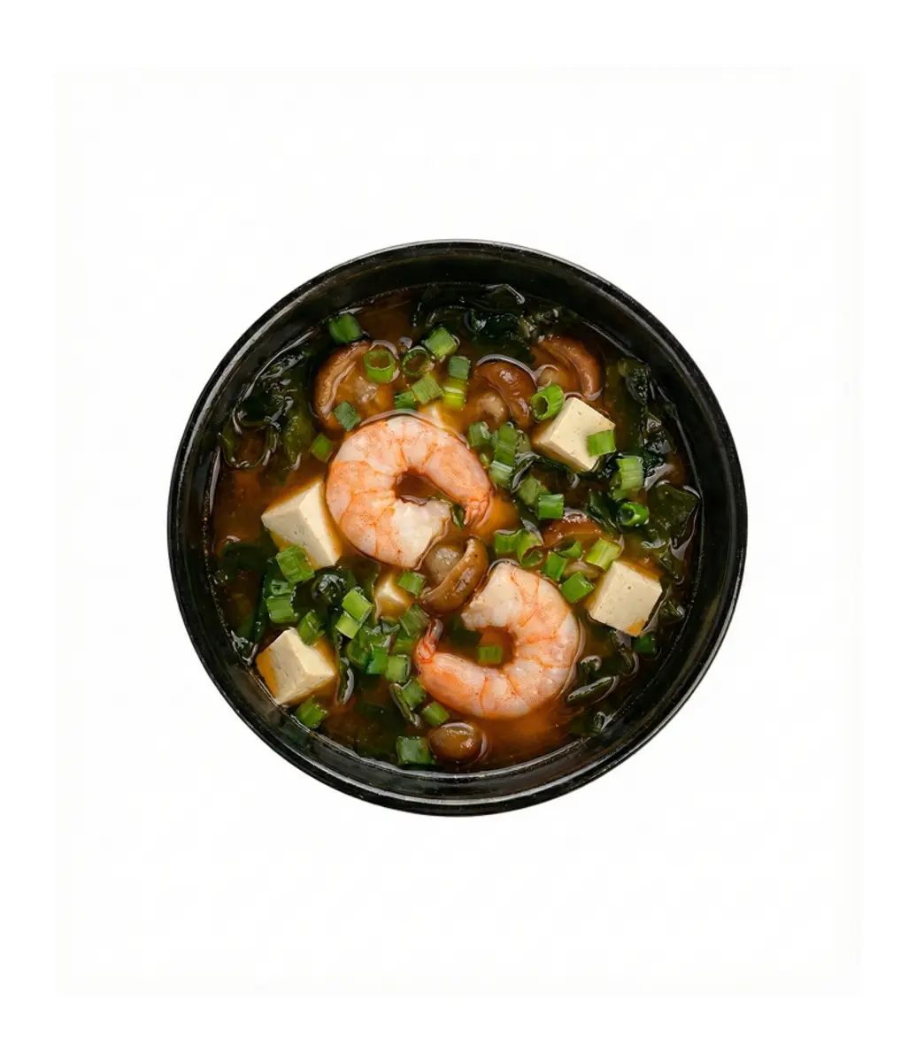 Мисо с креветкой