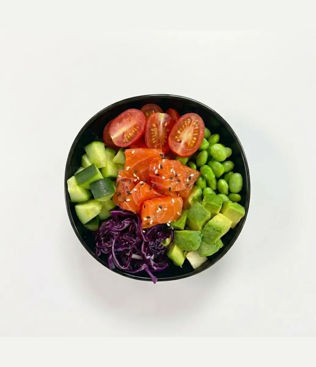 Поке с лососем