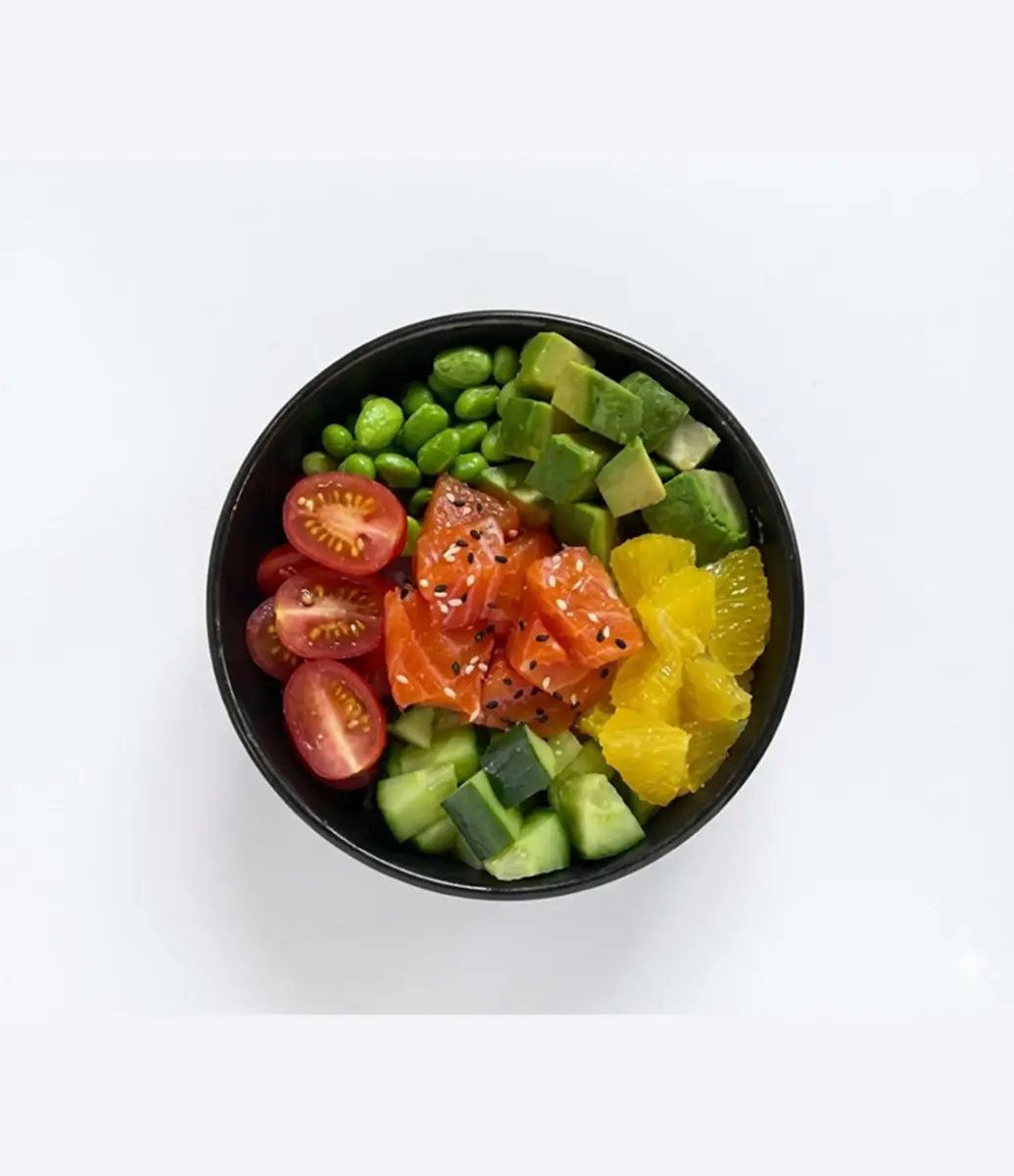 Поке спайси с лососем