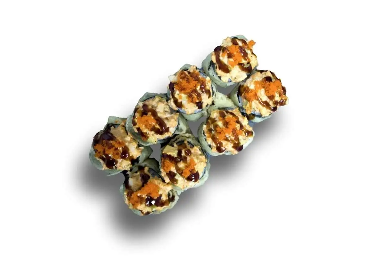 Горячий ролл тартар креветка