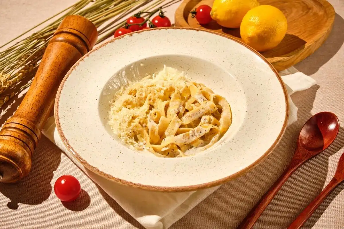 Паста в сливочно-трюфельном соусе