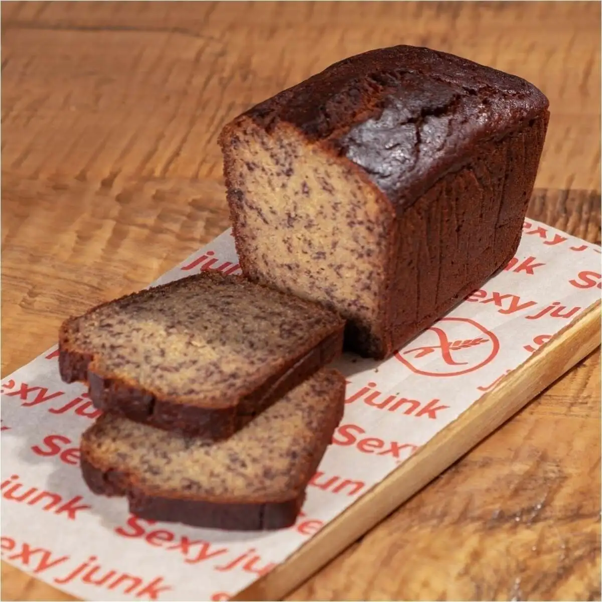 Банановый хлеб порция