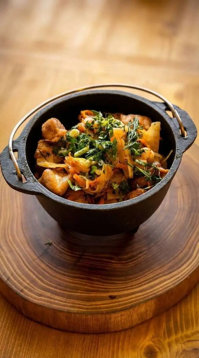 Капуста тушеная