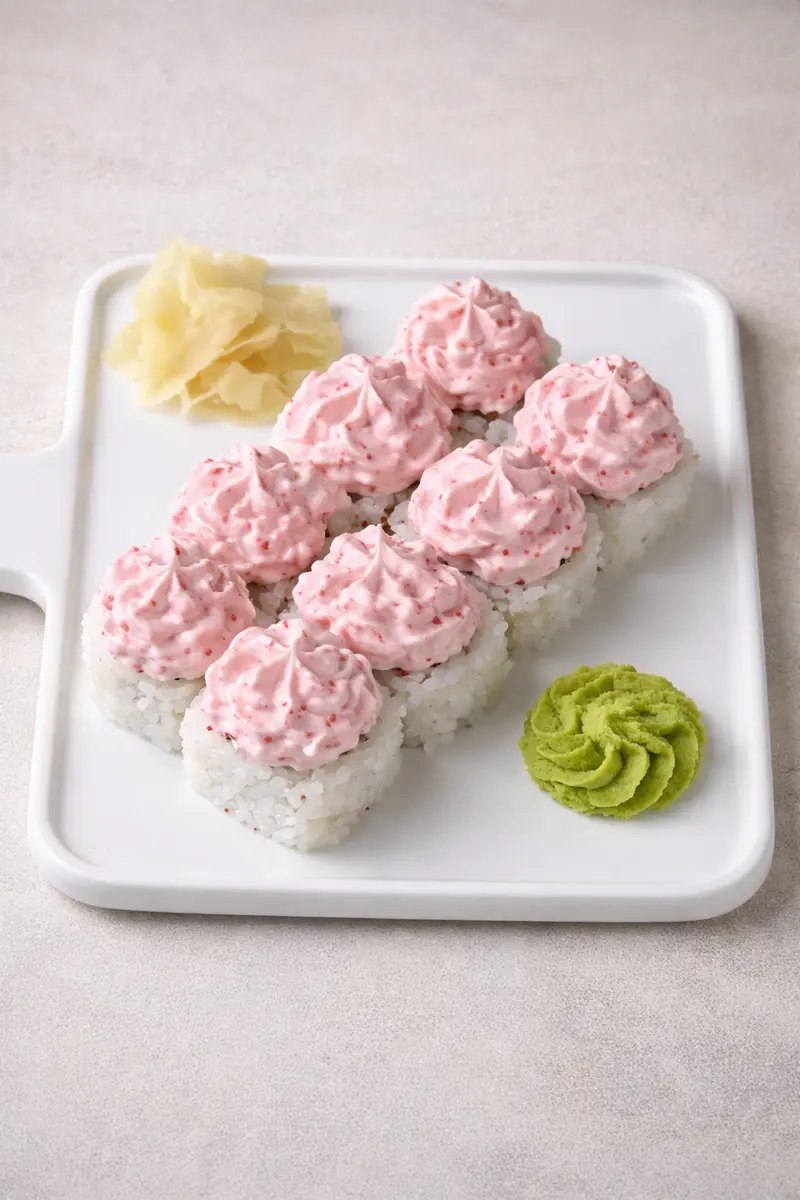 Ролл лава с крабом