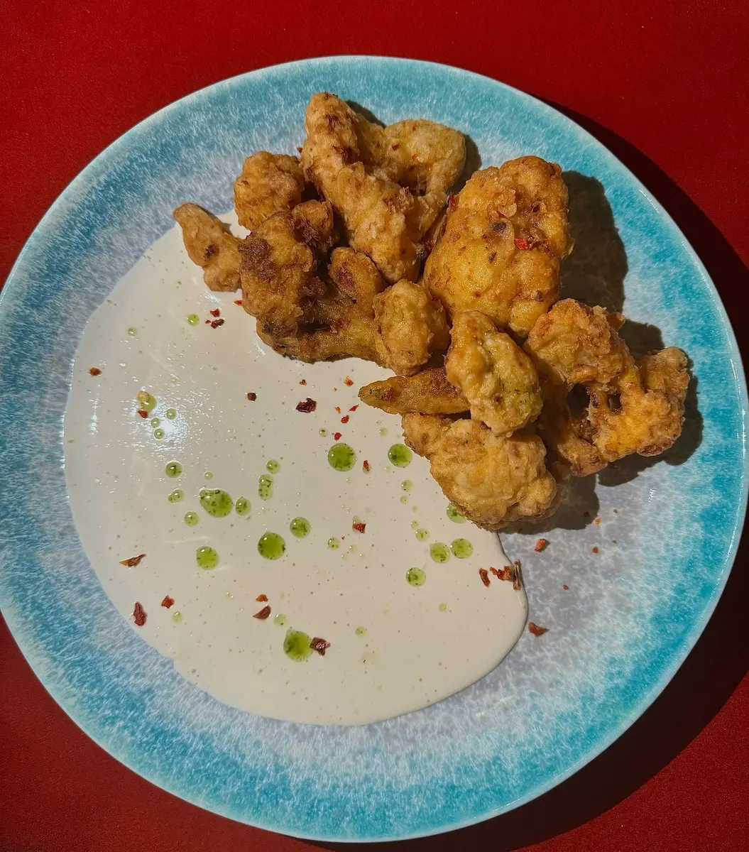 Цветная капуста фри с трюфельным соусом