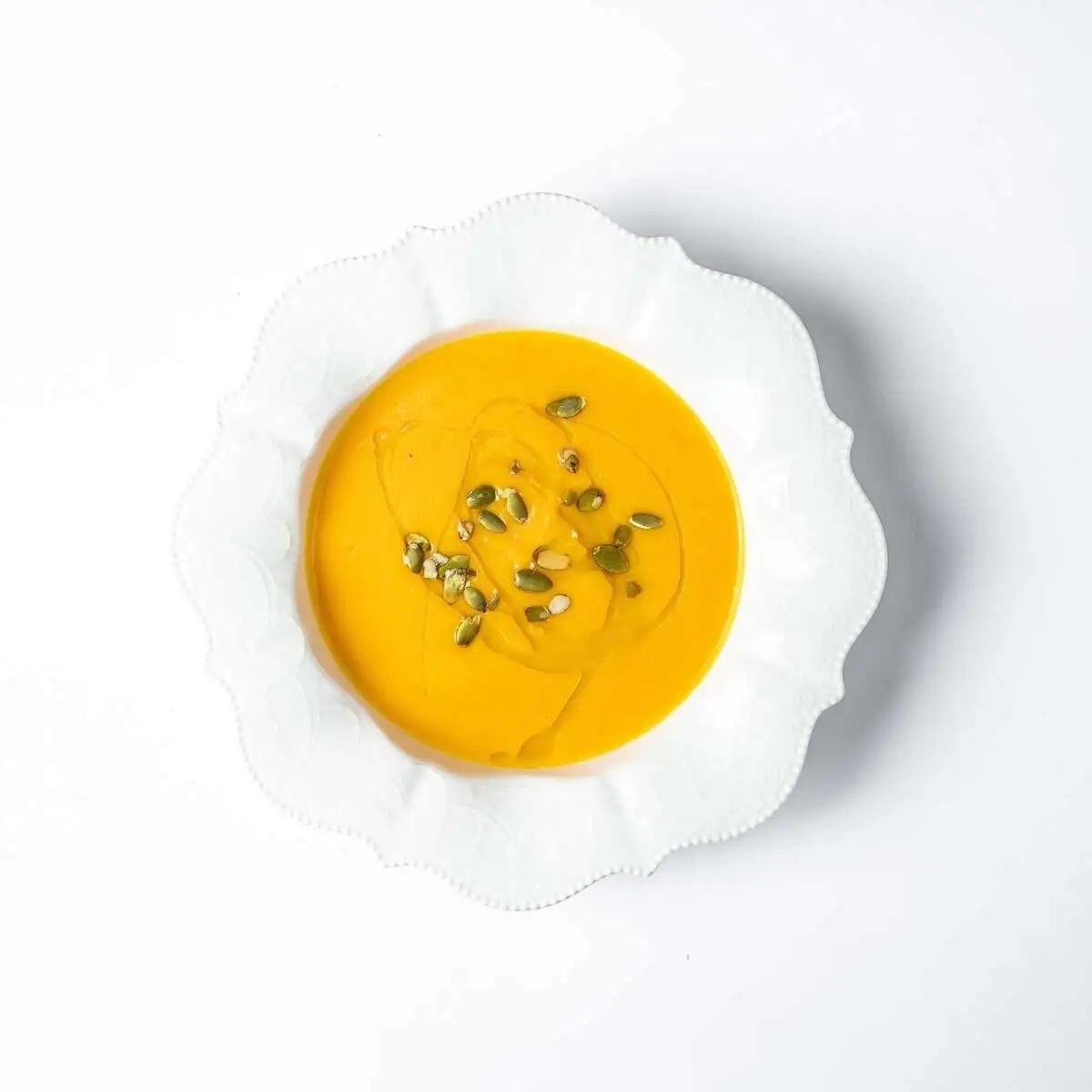 Тыквенный суп пюре с кокосовым молоком 