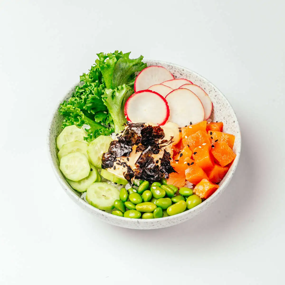 Боул с лососем 