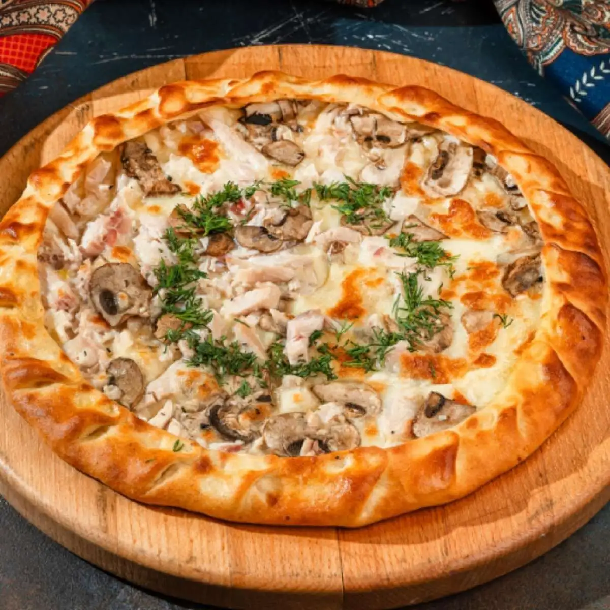 Пиде с курицей