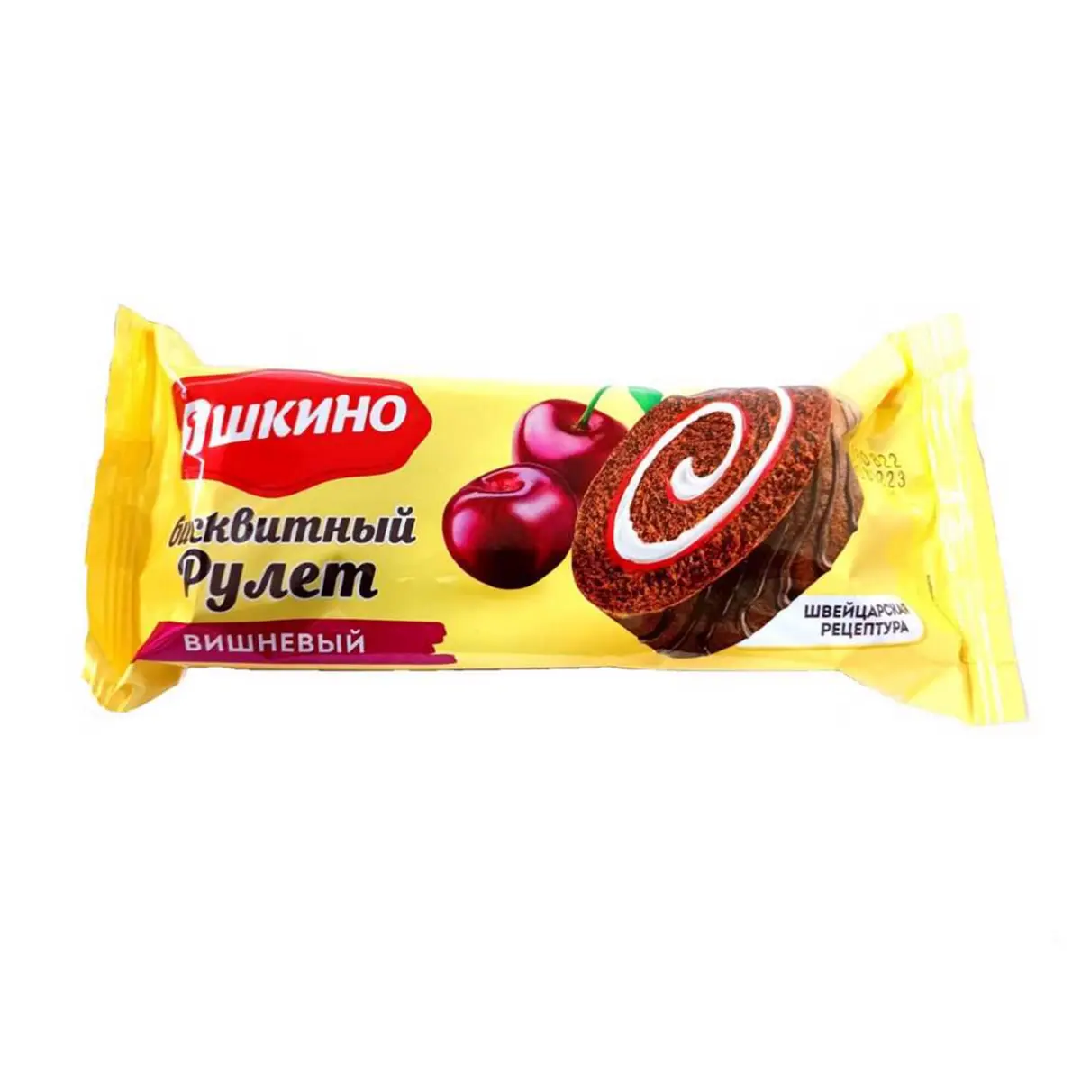 Рулет Яшкино Шоколадно-Вишневый 200гр