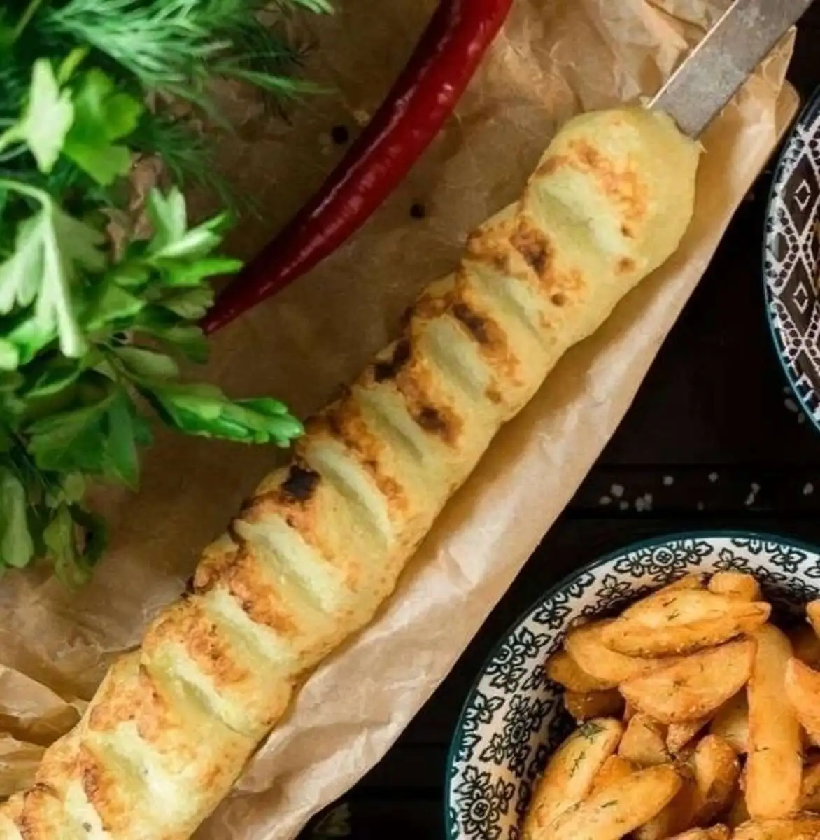 Люля из картофеля постное 