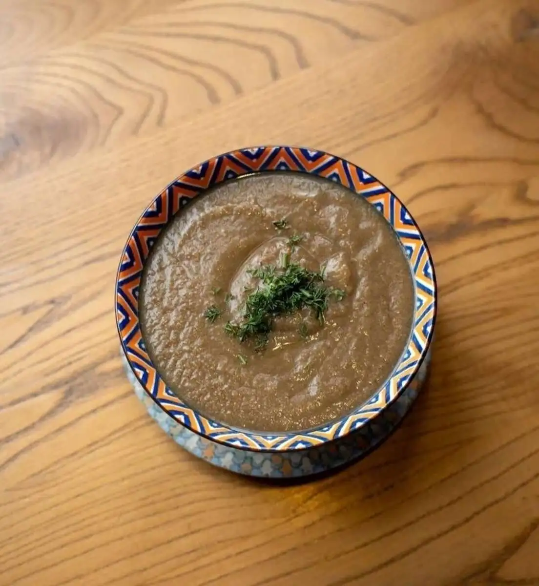 Крем-суп грибной постный