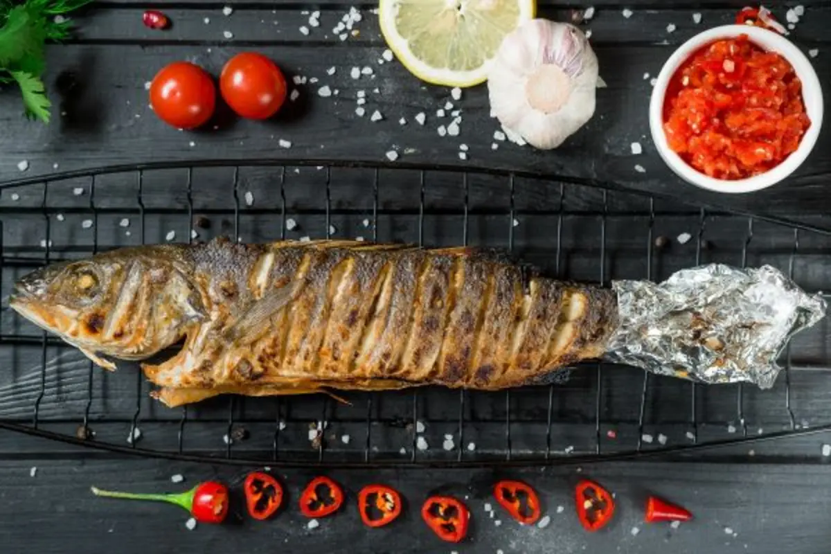 Сибас в фольге *