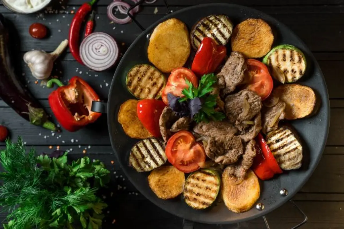 Садж-кебаб из курицы *