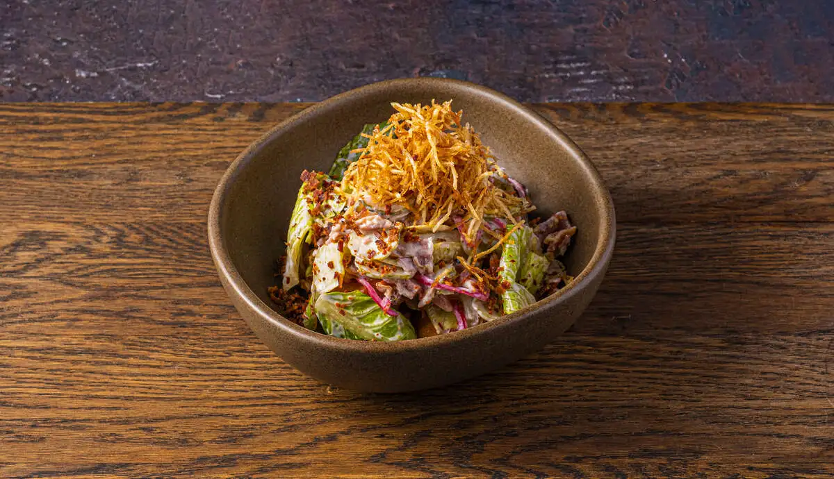 Картофельный салат с беконом