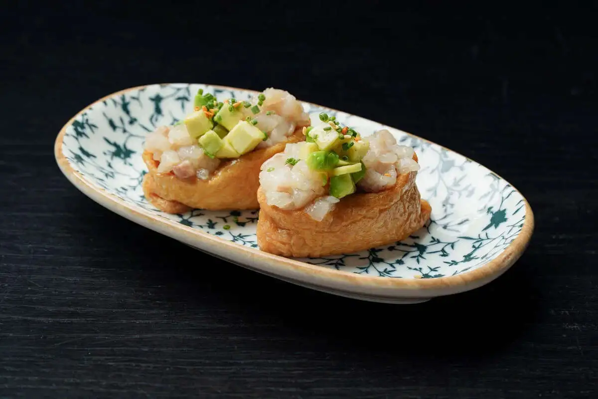 Инари тофу с сибасом