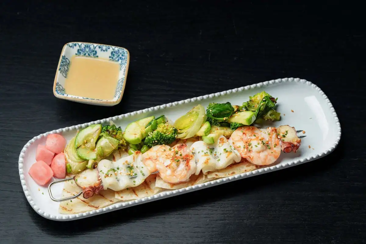 Кушияки с кальмаром