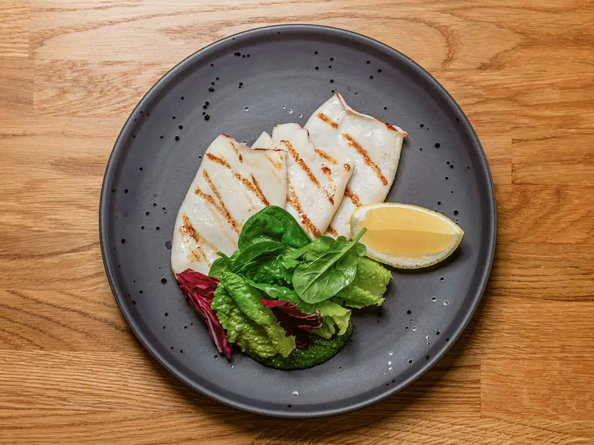 Кальмар на гриле