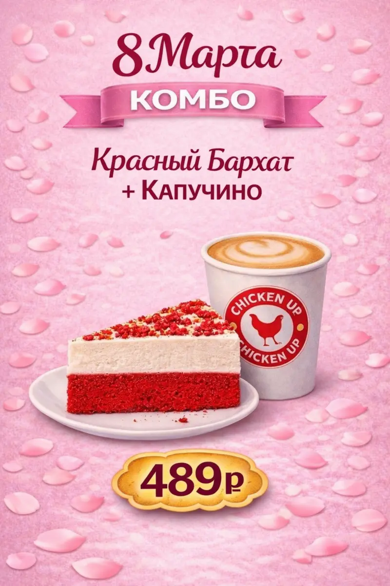 Чизкейк Красный Бархат и Капучино