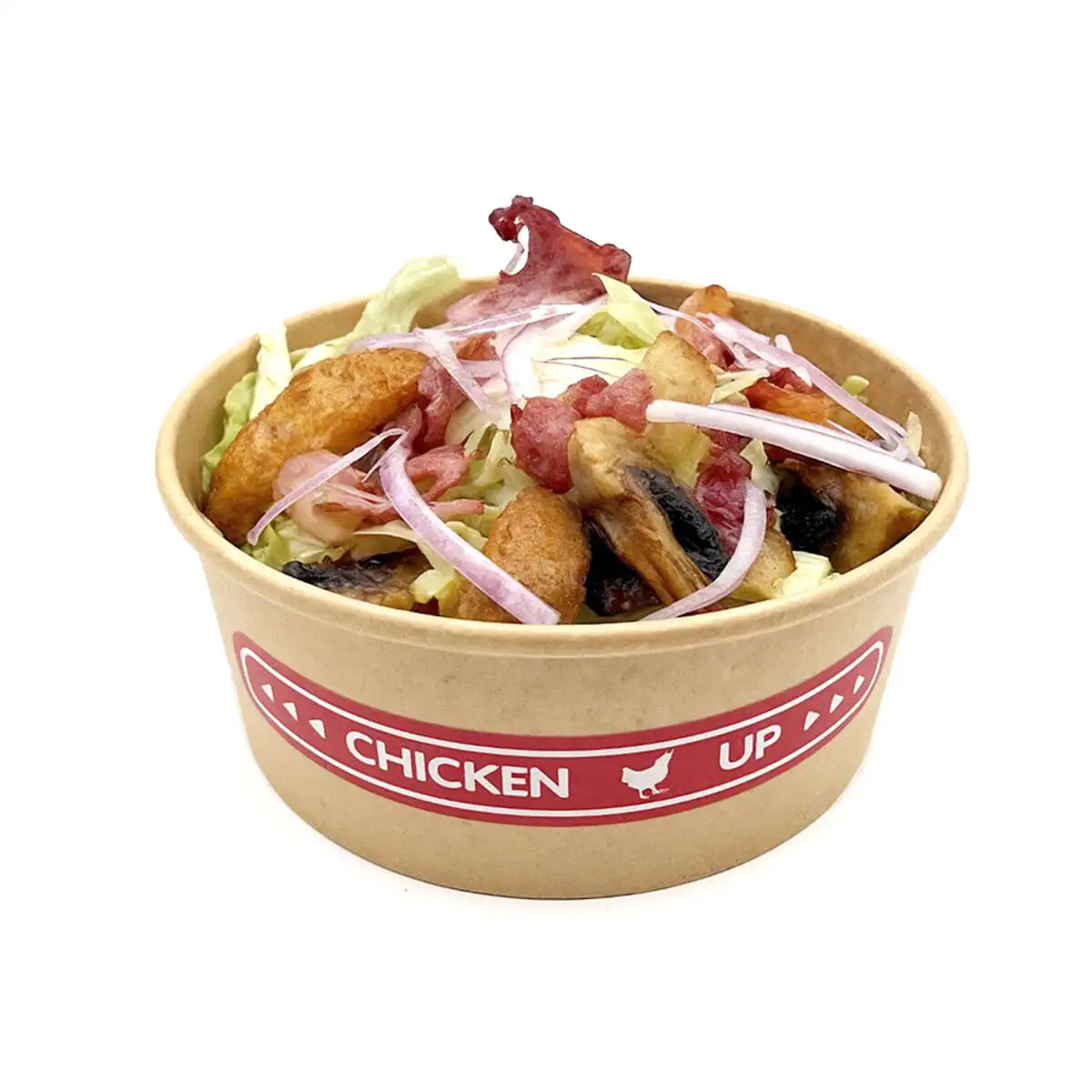 Салат с беконом