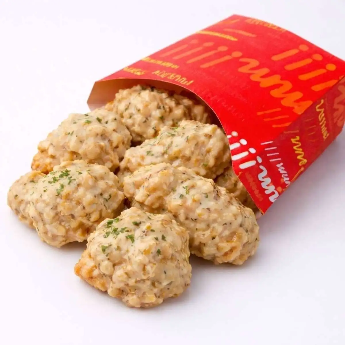 Байтсы в грибном соусе