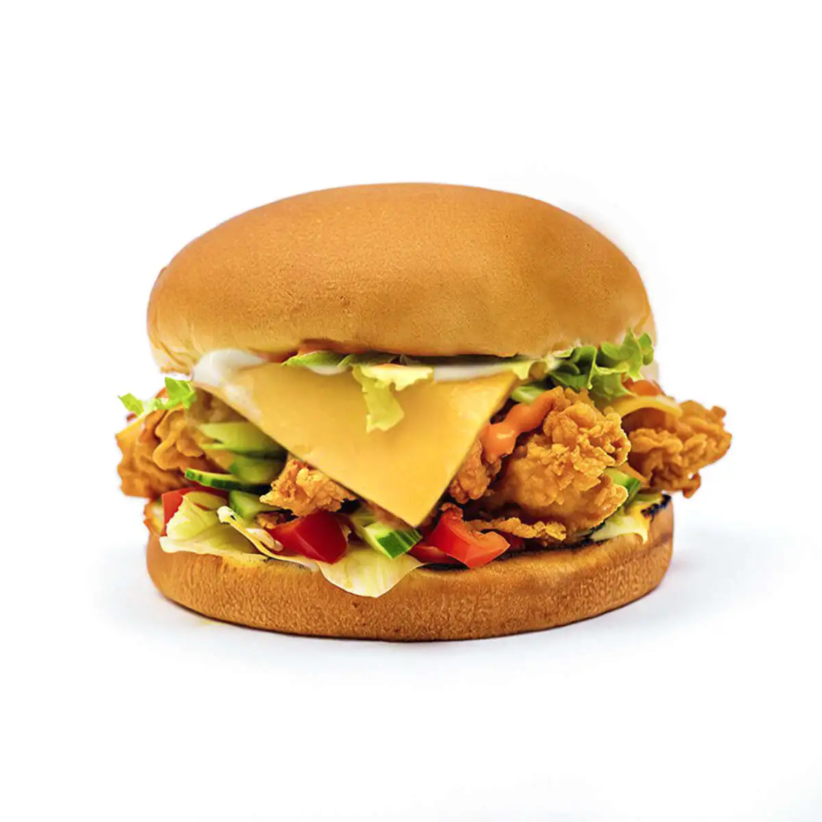 Бургер Карри с креветкой Шеф