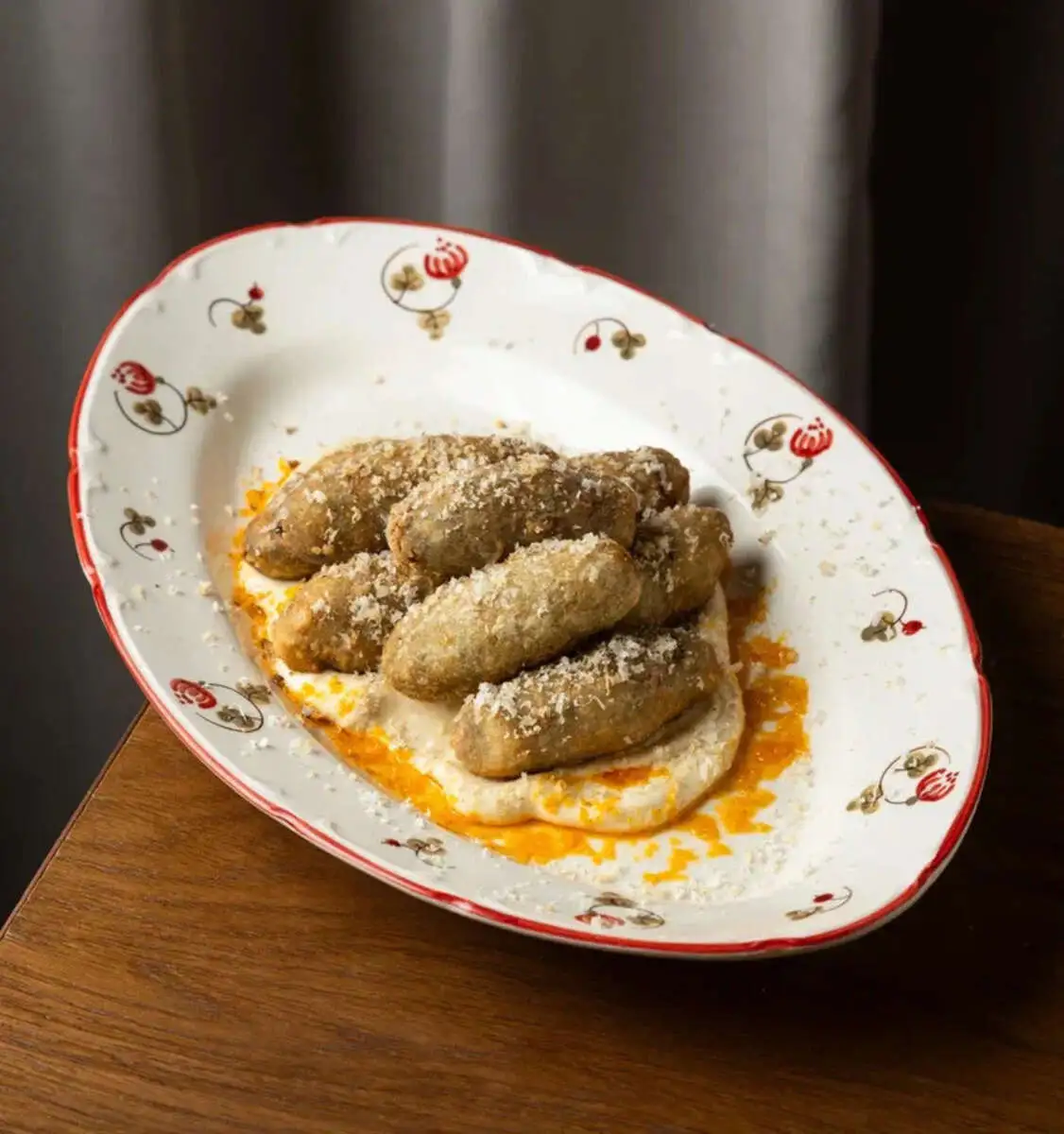 Картофельные кроке, трюфельный айоли