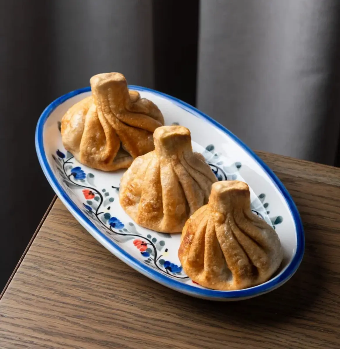 Хинкали жареные с сыром 3 шт