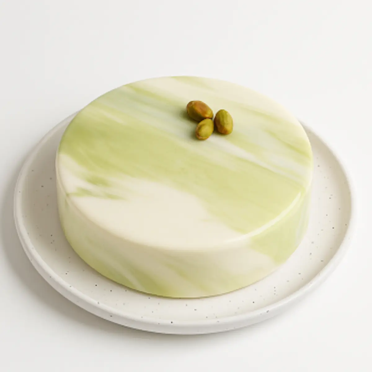 Торт Фисташка с малиной 