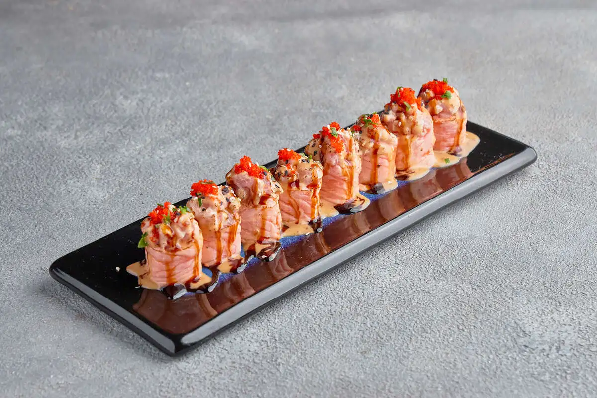 Опаленный с тунцом